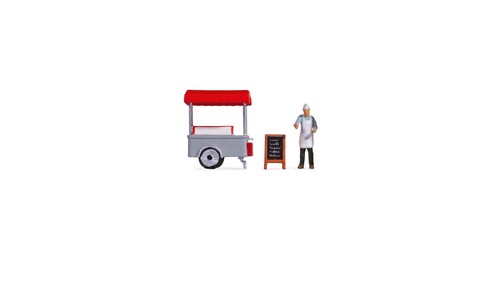 Ice cream stall figure - ice,