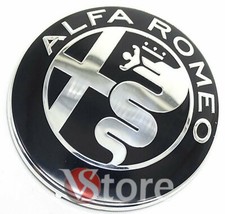 2 Alfa Romeo Logo Emblems 74mm