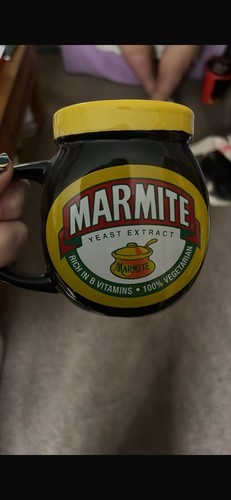 Marmite jar shaped coffee - shaped, tea