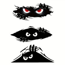 3x Evil Peeking Monsters