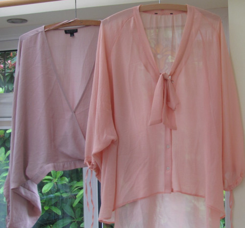Two ladies floaty blouses - ,, one
