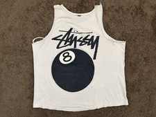 VTG Stussy 8-Ball Tank Top XL