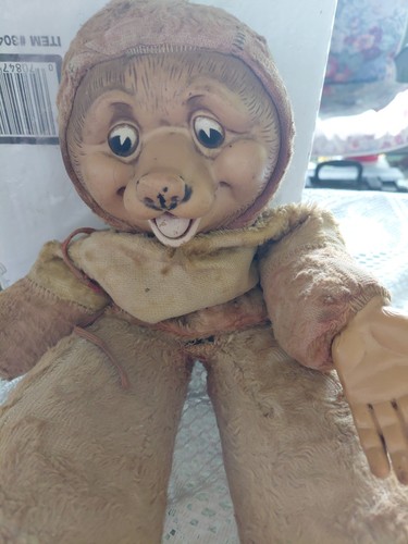 1950 rubber face teddy - 1950's, 17