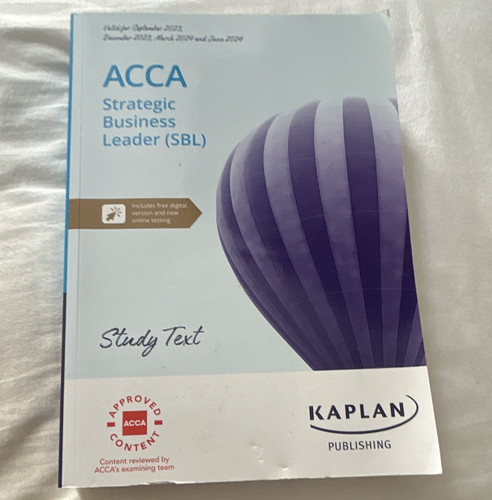 Kaplan publishing acca sbl - publishing,