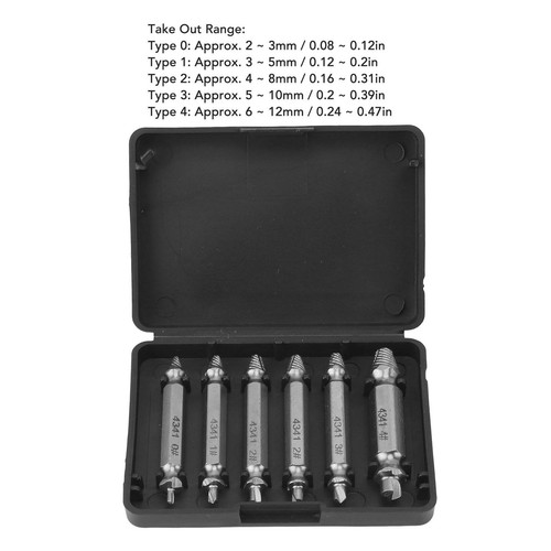 Damaged screw extractor - .›damaged,