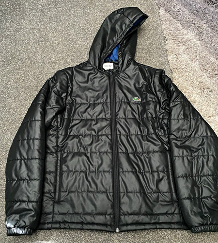 Lacoste men black hooded - lacoste, men's