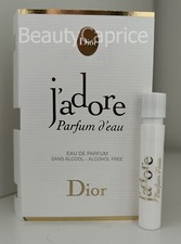 Travel Size 1 x 1ml Dior J'adore Parfum d'eau alcohol free Spray EDP Free P&P
