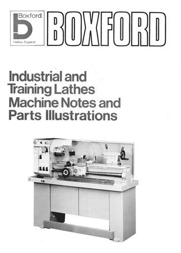 1970s boxford training lathes - training,