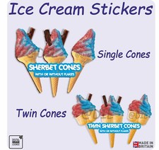 ICE CREAM Stickers - Sherbet