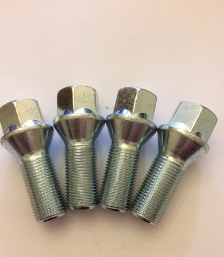 M14x1 silver 50mm long - silver,