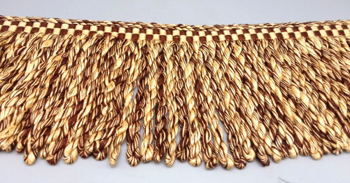 Rich cream brown gimp long - cream,