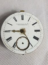 Antique Collinowood & Son Pocket Watch Movement and Face.