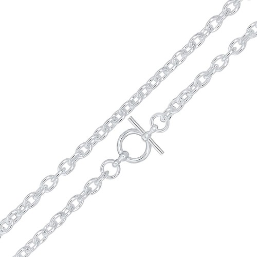 925 sterling silver 7mm cable - 925,