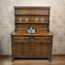 Vintage Ercol Carved Oak