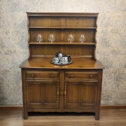 Vintage ercol carved oak - ercol,