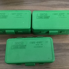 MTM CASE GUARD 50 P50 .38 /357 Plastic Hinged Clip Case  Green x3