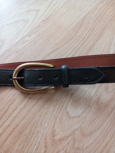 Olive mulberry leather belt - leather,