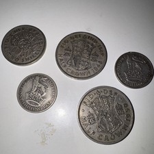 Set Of 5 Shillings & Half