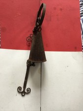 Antique Wall Mounted Metal Door Bell.Reclaimed Salvage.Light Restoration Project