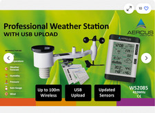 Professional Wireless Weather Station Aercus Instruments WS2085 