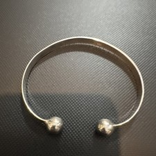 ￼ 925 Sterling Silver Torque Bangle Heavyweight 31 Grams ￼￼