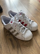 Adidas Old School Trainers Size 6 White