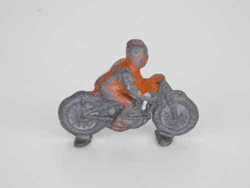 Old lead racing motorbike - old,
