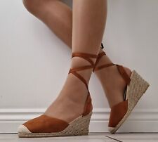 Womens Camel Espadrille