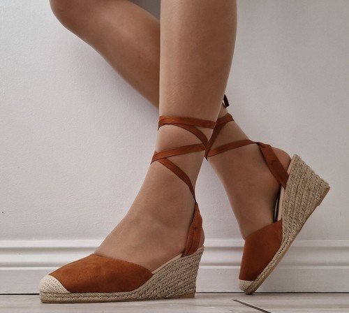 Womens camel espadrille - womens,