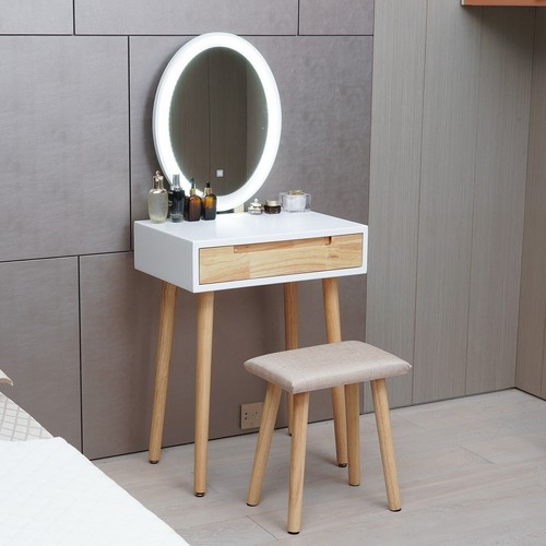 White dressing table - white,