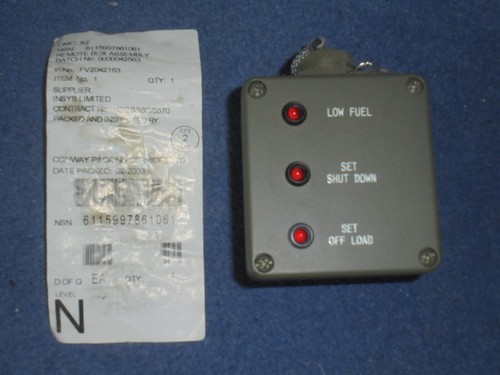 Army generator remote box