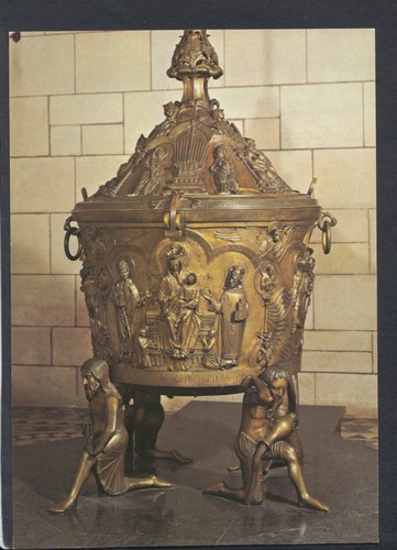 Devon postcard the baptismal - the,