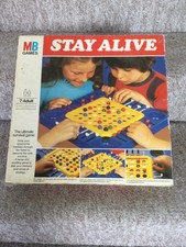 Vintage Retro Stay Alive Board Game MB Games Complete Family Game 1975 Boxed