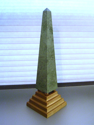 Vintage green marble - vintage, obelisk