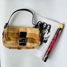 Fendi Baguette Brown Pony Hair
