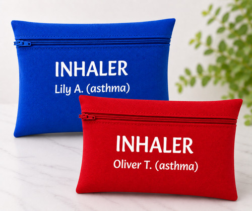 Inhaler bag asthma pouch - ,