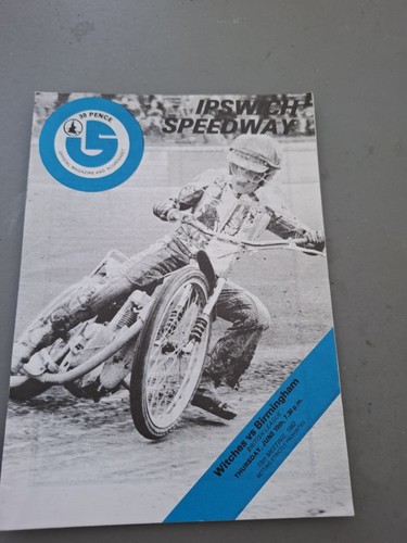 1982 speedway programme