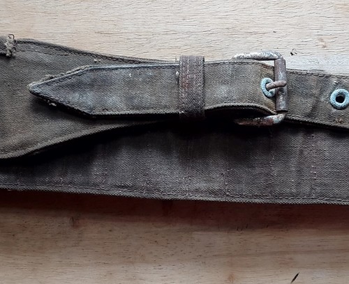 Vintage canvas cartridge - cartridge, belt