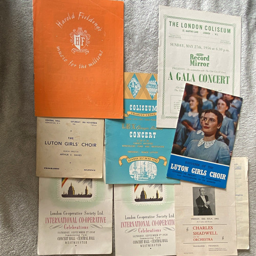 Vintage 1950s concert