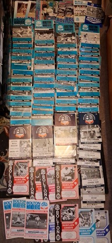 Bolton wanderers programmes - 78,