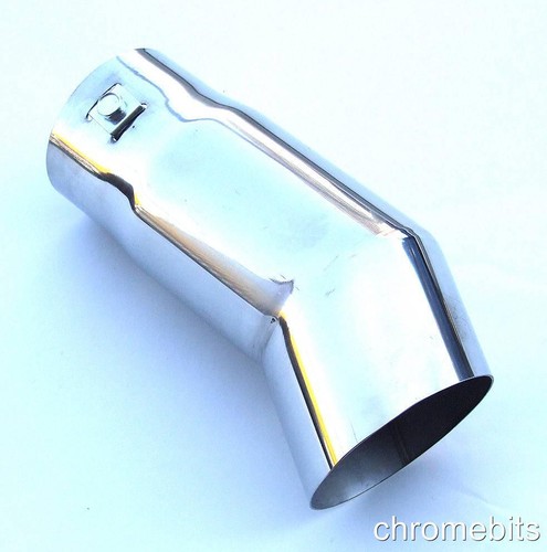 Chrome exhaust pipe muffler - chrome,