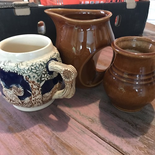 Ceramics vintage mug pot jug - 3,