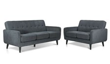 Olso charcoal grey fabric - charcoal,