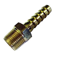 BSP Taper Thread x Hose Tail End Connector - Brass Fitting for Air, Water & Fuel