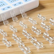 20 Self Adhesive Cable Clips