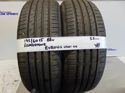 195 tyres pair of part - 195/60/15,