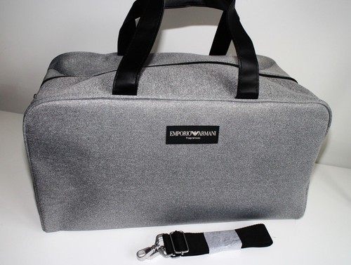 Armani fragrances grey duffle - fragrances,