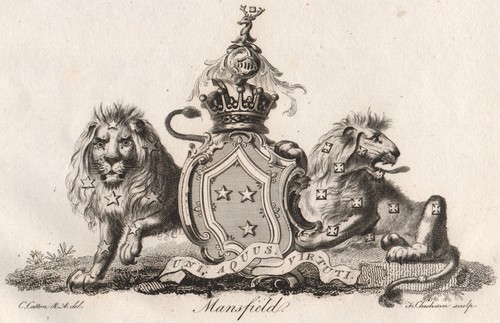 Mansfield coat arms - mansfield., of