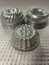 Vintage Aluminum Tin Mini Pans
