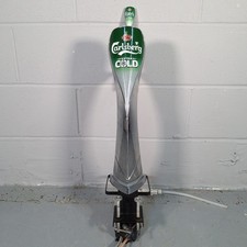 Carlsberg Extra Cold Beer Pump For Man Cave Prop Pub Bar 
